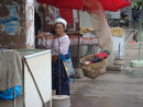 Lokaler Markt in Ganlanba