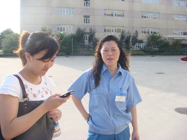 Vivian Xu (Heidelberg) und Guan Jian Ping